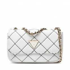 Cross Body Bags Handbag GUESS - Cessily Micro Mini HWQC76 79780 WML White