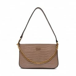 Classic Handbag GUESS - Katey Croc (CB) Mini Bags HWCB84 94720 LGR Beige