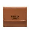 Women's Wallets Small Women's Wallet GUESS - Abey (VB) Slg SWVB85 58440 COGNAC Brown