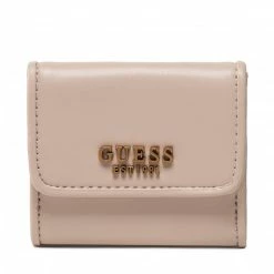 Women's Wallets Small Women's Wallet GUESS - Abey (VB) Slg SWVB85 58440 LGR Beige