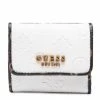 Women's Wallets Small Women's Wallet GUESS - Abey (QB) Slg SWPB85 58440 WLT White