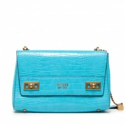 Classic Handbag GUESS - Katey Croc (CB) HWCB84 94190 BTB Blue