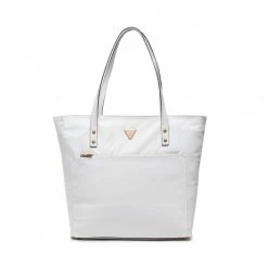 Canvas Totes & Shoppers Handbag GUESS - Eco Gemma (EYB) HWEYB8 39523 WHITE White
