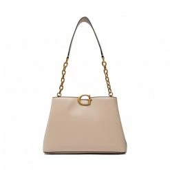 Classic Handbag GUESS - G Vibe (VB) HWVB86 58190 LGR Beige