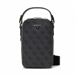 Men's Messenger Bag GUESS - Vezzola Smart HMEVZL P2302 BLA Black
