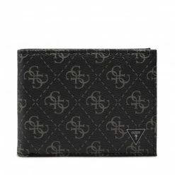 Men's Wallets Large Men's Wallet GUESS - Vezzola Slg SMVZLA LEA24 DAB Black