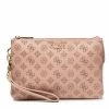 Leather Beauty Case GUESS - Jacaline Three Pouch PWJACA P2220 NUD Pink