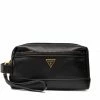 Leather Beauty Case GUESS - Scala Smart Beauty Case HMESCA P2243 BLA Black