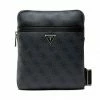 Men's Messenger Bag GUESS - Vezzola Smart Crossbody Flat HMEVZL P2223 BLA Grey