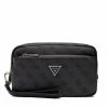 Leather Beauty Case GUESS - Vezzola Smrt Mltpckt Bty Case HMEVZL P2295 BLA Grey