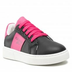 Laced Shoes Trainers GUESS - Snekaer Cupsole Low FI6EST ELE12 BLACK Black