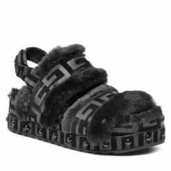 Casual Sandals Sandals GUESS - Vasya FL7VAS FAL03 BLACK Black