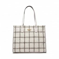 Canvas Totes & Shoppers Handbag GUESS - Silvana (WT) HWWT86 65230 WIB Beige
