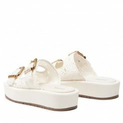 Wedges Slides GUESS - Ramod2 FL6RM2 LAC03 WHICR White -GUESS Sales Store 02 0000209894868 kt