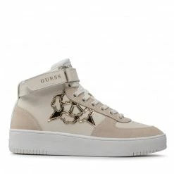 Sneakers Trainers GUESS - Vyves FL7VYV LEA12 IVORY Beige -GUESS Sales Store 02 0000300743812 mg