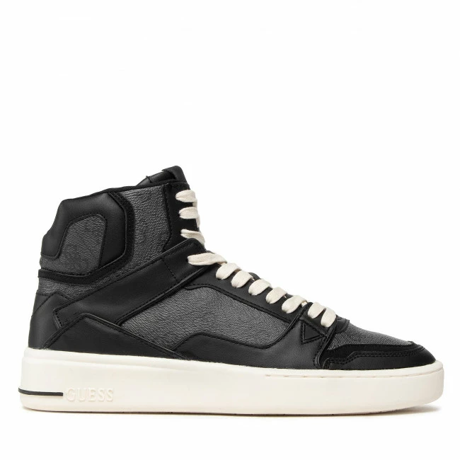 Sneakers Trainers GUESS - Verona Basket Mid FM7VBM ELL12 BLACO Black 2 Sneakers Trainers GUESS - Verona Basket Mid FM7VBM ELL12 BLACO Black - Image 2