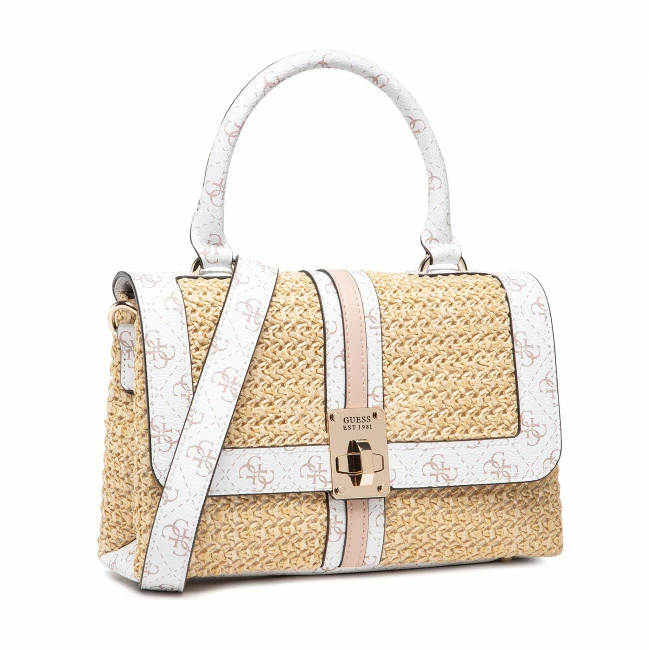 Classic Handbag GUESS - Kasiint Raffia Top Handle Flap HWSG841 7200 WLT Beige, Colourful 2 Classic Handbag GUESS - Kasiint Raffia Top Handle Flap HWSG841 7200 WLT Beige, Colourful - Image 2