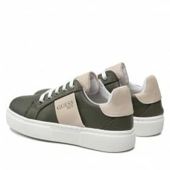 Laced Shoes Trainers GUESS - Elia FI6ELI ELE12 MILIT Green -GUESS Sales Store 03 0000209878653 swa
