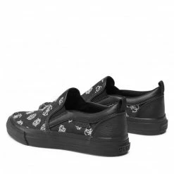 Sneakers Plimsolls GUESS - Preska FL6PSK FAL12 BLACK Black -GUESS Sales Store 03 0000209894219 rz