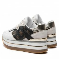 Sneakers Trainers GUESS - Harinna FL7HAR FAL12 BRWHI White, Brown -GUESS Sales Store 03 0000300737422 st