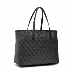 Canvas Totes & Shoppers Handbag GUESS - Vikky (SG) HWSG69 95240 COA Grey -GUESS Sales Store 03 0190231147145 mt 1