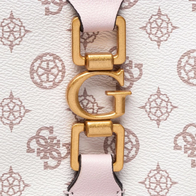 Classic Handbag GUESS - Briana Girlfriend Tote HWPA84 89230 CREAM LOGO White 4 Classic Handbag GUESS - Briana Girlfriend Tote HWPA84 89230 CREAM LOGO White - Image 4