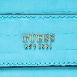 Classic Handbag GUESS - Katey Croc (CB) HWCB84 94190 BTB Blue -GUESS Sales Store 03 0190231605225 sw