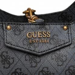 Classic Handbag GUESS - Eco Brenton (ESB) HWESB8 39002 CLO Grey -GUESS Sales Store 03 0190231637356 mt