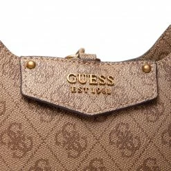 Classic Handbag GUESS - Eco Brenton (ESB) HWESB8 39002 LTL Brown -GUESS Sales Store 03 0190231637363 bs