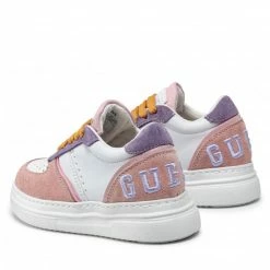 Laced Shoes Trainers GUESS - Afi FI6GAF LEA12 WHITE White, Pink -GUESS Sales Store 03 0000209886436 pl