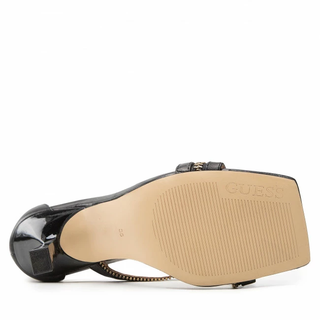 Elegant Sandals Sandals GUESS - Jeomie FL7JEO LEA03 BLACK Black 4 Elegant Sandals Sandals GUESS - Jeomie FL7JEO LEA03 BLACK Black - Image 4