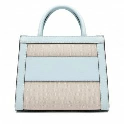 Classic Handbag GUESS - HWWB86 99760 NATURAL/ALOE PALM Beige, Blue -GUESS Sales Store 04 0000300883471 is