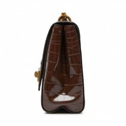 Evening Handbags Handbag GUESS - Katey Croc (CB) HWCB84 94190 BROWN Brown -GUESS Sales Store 04 0190231588269 mk