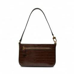 Classic Handbag GUESS - Katey Croc (CB) Mini Bags HWCB84 94720 BRO Brown -GUESS Sales Store 04 0190231592280 mg