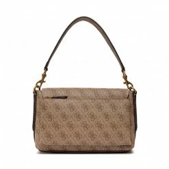 Classic Handbag GUESS - Eco Brenton (ESB) HWESB8 39019 LTL Brown -GUESS Sales Store 04 0190231605324 mf