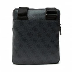 Men's Messenger Bag GUESS - Vezzola Smart Crossbody Flat HMEVZL P2223 BLA Grey -GUESS Sales Store 04 7628067763053 plj