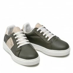 Laced Shoes Trainers GUESS - Elia FI6ELI ELE12 MILIT Green -GUESS Sales Store 05 0000209878653 swa