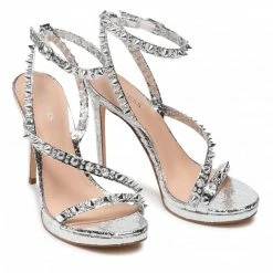 Elegant Sandals Sandals GUESS - Kaiha FL6KIH LEL03 SILVE Silver -GUESS Sales Store 05 0000209880816 rz 1