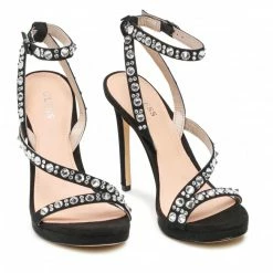 Elegant Sandals Sandals GUESS - Kaiha FL6KIH LEL03 BLACK Black -GUESS Sales Store 05 0000209880823 rz
