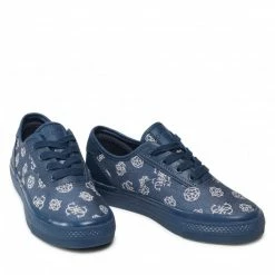 Sneakers Plimsolls GUESS - Perezz FL6PRZ FAL12 DENIM Navy Blue -GUESS Sales Store 05 0000209880878 rz
