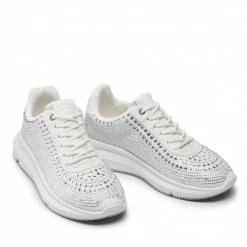 Sneakers Trainers GUESS - Deglitz FL6DGZ FAB12 SILVE White -GUESS Sales Store 05 0000209892109 mg