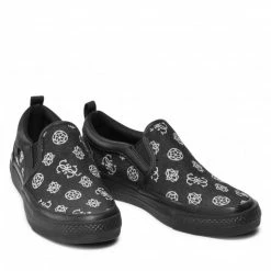 Sneakers Plimsolls GUESS - Preska FL6PSK FAL12 BLACK Black -GUESS Sales Store 05 0000209894219 rz