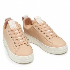 Sneakers Trainers GUESS - Rivet3 FL6RV3 LEA12 CREAM Pink -GUESS Sales Store 05 0000209895094 mk