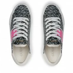 Sneakers Plimsolls GUESS - FL7EST ELE12 BLKFU Black -GUESS Sales Store 05 0000300737200 mg
