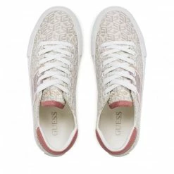Sneakers Plimsolls GUESS - FL7EST ELE12 IVROS Beige -GUESS Sales Store 05 0000300737224 rz