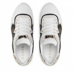 Sneakers Trainers GUESS - Harinna FL7HAR FAL12 BRWHI White, Brown -GUESS Sales Store 05 0000300737422 st