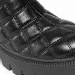 Elastic-sides Chelsea Boots GUESS - Serlen FL7SRL LEA10 BLACK Black -GUESS Sales Store 05 0000300743157 pa