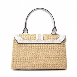 Classic Handbag GUESS - Kasiint Raffia Top Handle Flap HWSG841 7200 WLT Beige, Colourful 10 Classic Handbag GUESS - Kasiint Raffia Top Handle Flap HWSG841 7200 WLT Beige, Colourful -GUESS Sales Store 05 0190231585732 bs