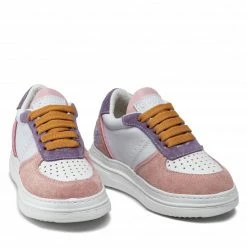 Laced Shoes Trainers GUESS - Afi FI6GAF LEA12 WHITE White, Pink -GUESS Sales Store 05 0000209886436 pl