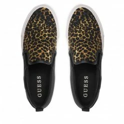Sneakers Plimsolls GUESS - Preska2 FL6PK2 FAP12 LEOPA Brown, Colourful -GUESS Sales Store 06 0000209880861 rz